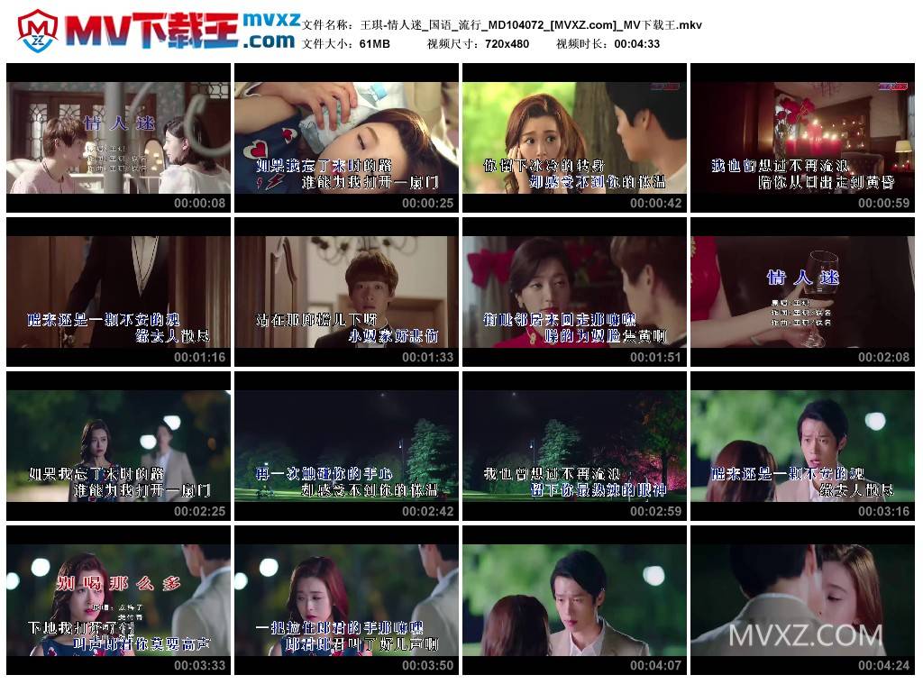 王琪-情人迷_国语_流行_MD104072